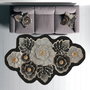 Conceptum Alfombra Wookece1287 100x150 cm Beige, Moca y Negro